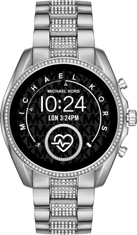 silber armband damen michael kors digital smartwatch|Women's Silver Smartwatches .